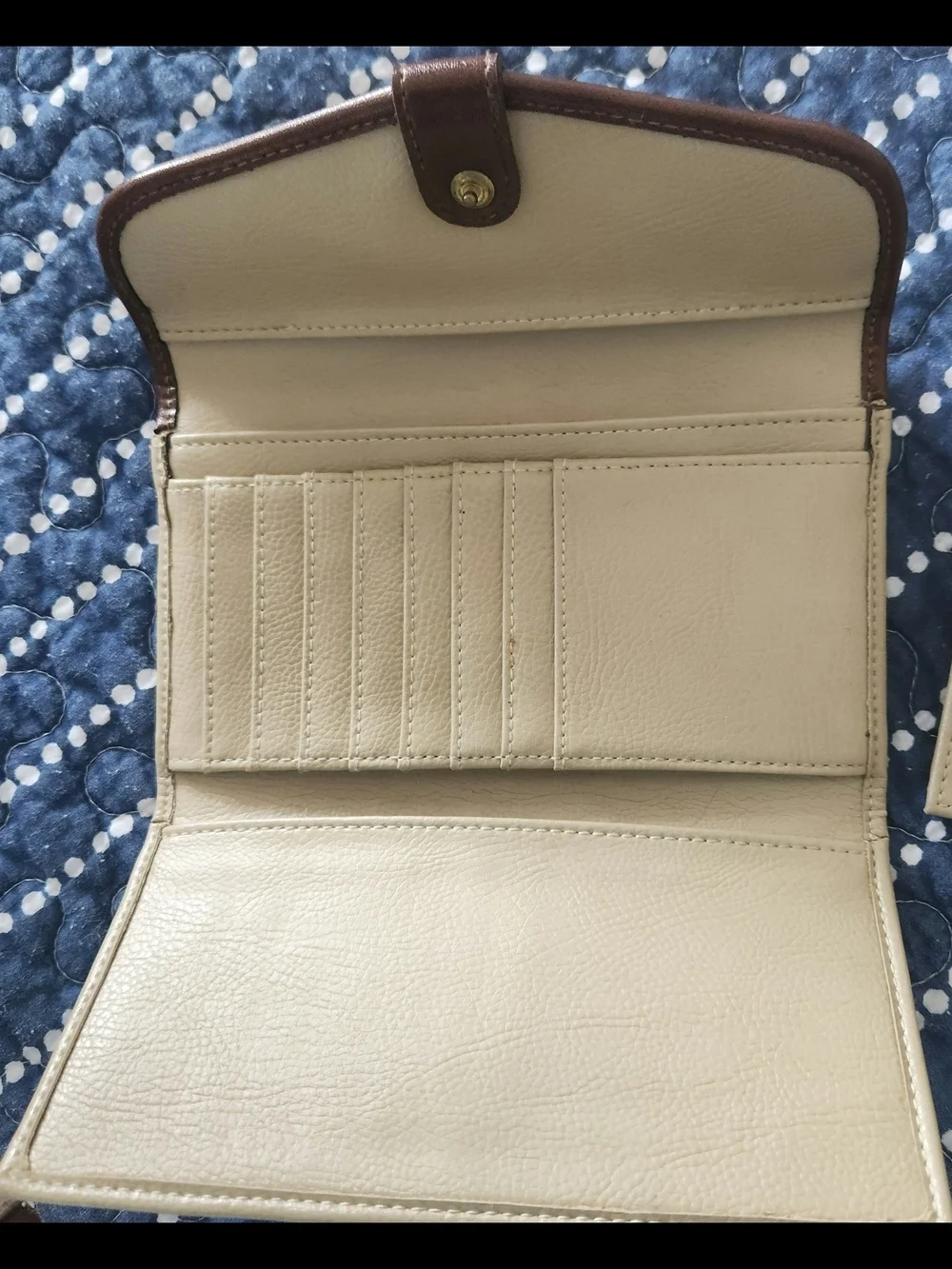 Liz Claiborne Two-Tone Brown and Cream Women's Satchel